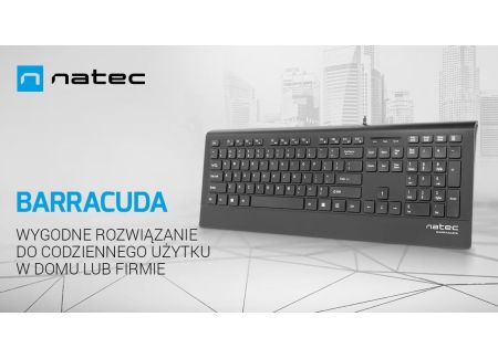 Klawiatura przewodowa Natec Barracuda