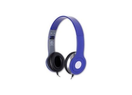Rebeltec Stereofoniczne słuchawki z mikrofonem CITY BLUE