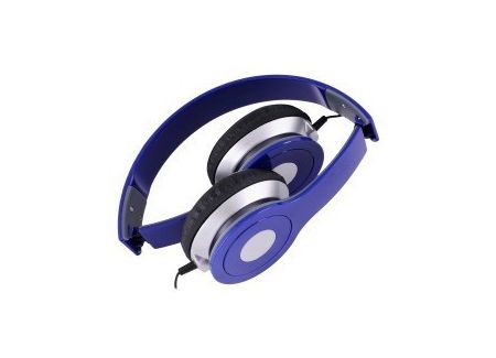 Rebeltec Stereofoniczne słuchawki z mikrofonem CITY BLUE