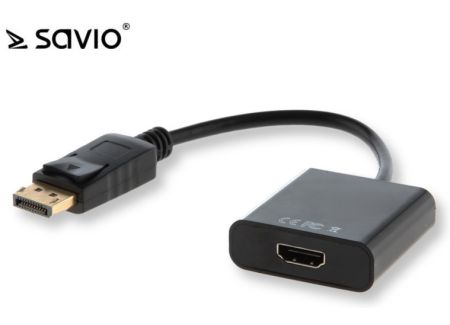 SAVIO CL-55 Adapter Displayport M - HDMI AF
