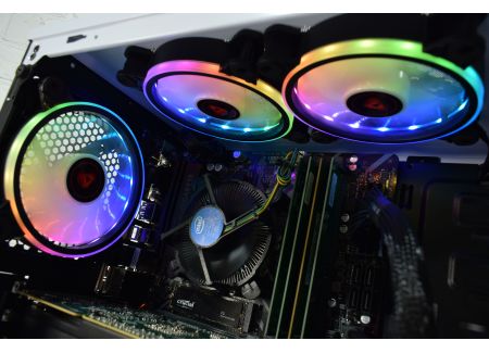 Gaming PC ARGB FAN Intel Core i5-8400 2.8GHz 32GB 1TB SSD nVidia GeForce RTX2080 Windows 11 Professional
