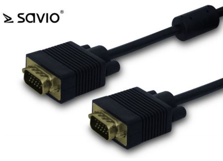 Kabel sygnałowy VGA D-SUB SAVIO
