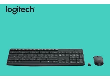 Logitech zestaw bezprzewodowy klawiatura + mysz MK235