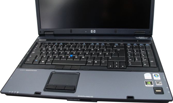 HP Compaq 8710w Core 2 Duo 2.2GHz 4GB 120GB DVDRW Windows 7 Home Premium SP1 PL