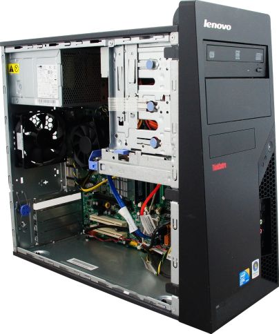 Lenovo M58 Tower Intel Core 2 Quad 2.66GHz 4GB 160GB DVDRW Windows 7 Home Premium PL