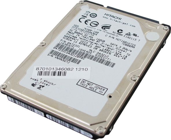 Dysk twardy 160GB 2.5" 7200RPM