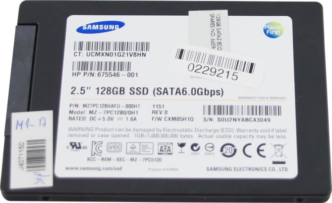 Dysk SSD Samsung 128GB MZ-7PC1280/0H1