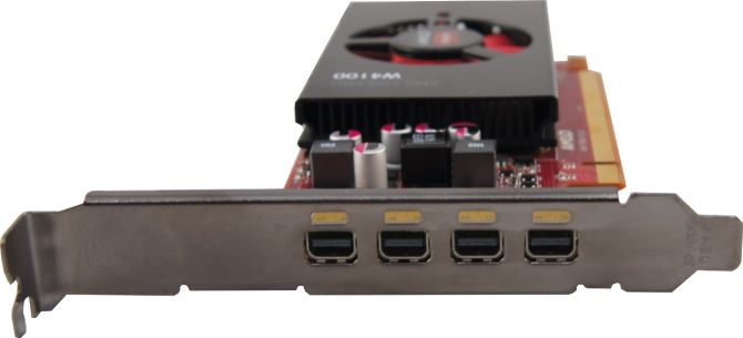 Karta graficzna AMD FirePro W4100 2GB DDR5 128-bit 4x DP