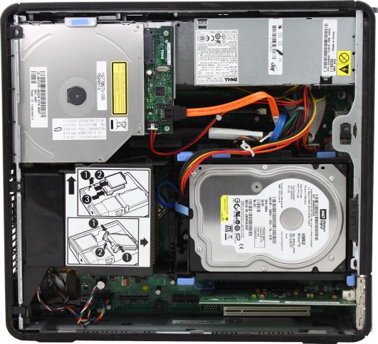 DELL Optiplex 755 SFF Core 2 Duo 2.33GHz 2GB 160GB DVDRW Windows 7 Home Premium SP1 PL