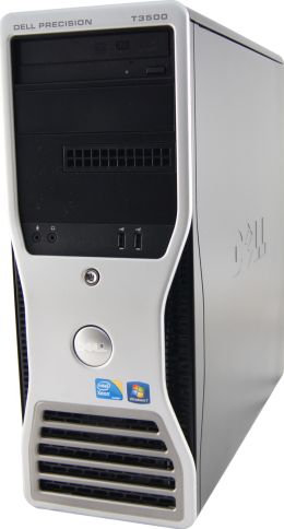 DELL Precision T3500 Intel Xeon W3540 2.93GHz 24GB 4x250GB DVD nVidia Quadro FX1800 Windows 10 Home PL