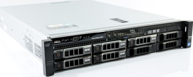 Serwer DELL PowerEdge R520 Intel Xeon E5-2407v2 2.4GHz 16GB 2x 146GB 4x 600GB