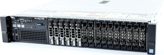 Serwer DELL PowerEdge R730 Intel Xeon E5-2630v3 2.4GHz 128GB 6x 1.2TB DVD-RW