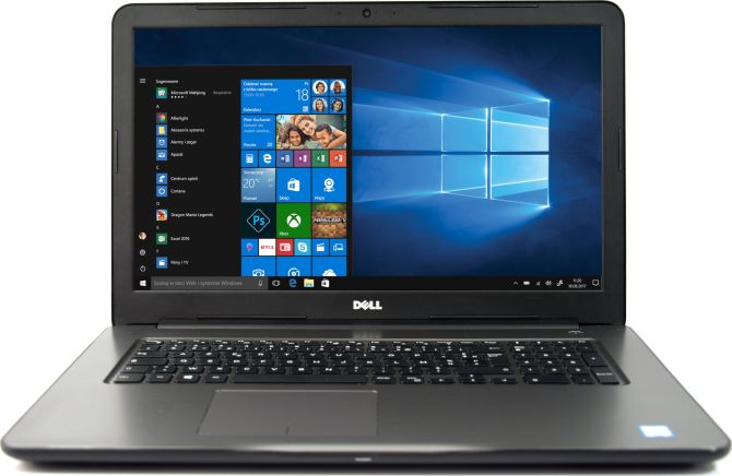 DELL Inspiron 5567 Intel Core i7-7500U 2.7GHz 16GB 256GB SSD DVD-RW Radeon R7 Windows 10 Home PL