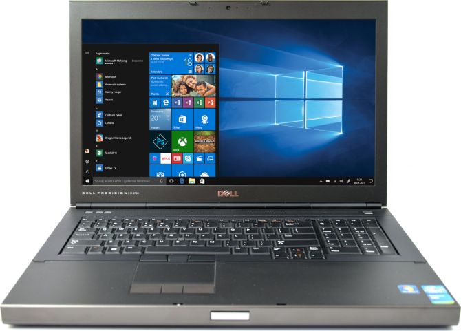 DELL Precision M6700 Intel Core i7-3740QM 2.7GHz 16GB 320GB DVD-RW AMD FirePro M6000 Windows 10 Home PL