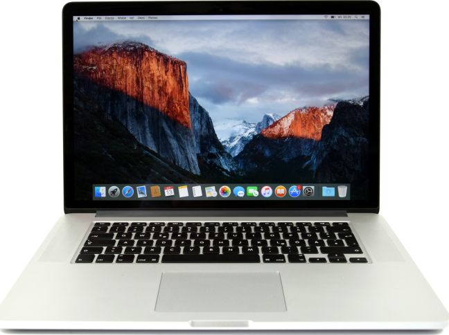 Apple MacBook Pro A1398 15 Intel Core i7-4770HQ 2.2GHz 16GB 250GB SSD Mac OS - WYPRZEDAŻ 0621156