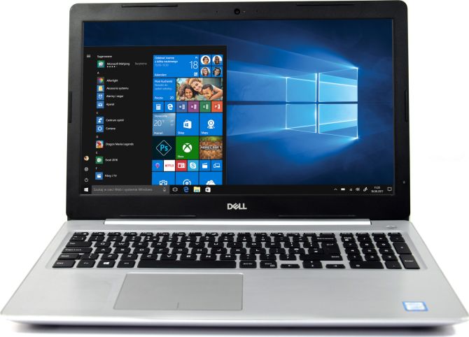 DELL Inspiron 5570 Intel Core i7-8550U 1.8GHz 16GB 256GB SSD + 2TB DVD-RW Windows 10 Home PL