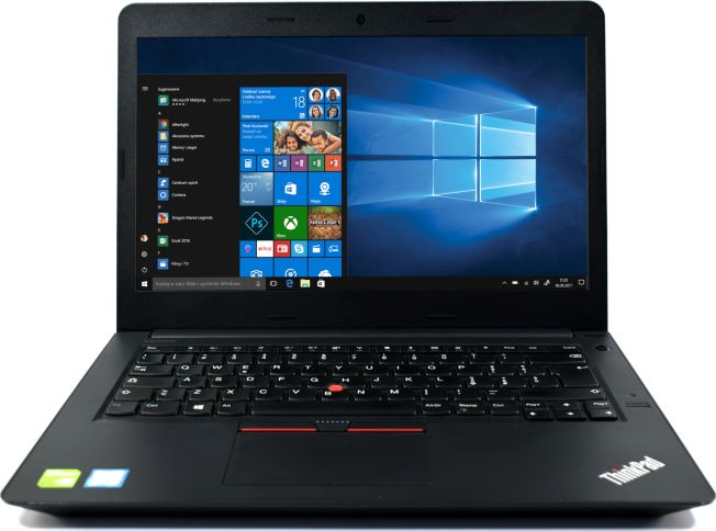 Lenovo ThinkPad E470 Intel Core i7-7500U 2.7GHz 16GB 256GB SSD nVidia GeForce 940MX Windows 10 Home PL 