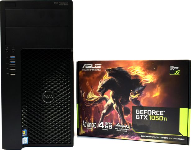 DELL Precision 3620 Tower Intel Core i7-6700K 4.0GHz 16GB 256GB SSD + 1TB nVidia GTX 1050Ti Windows 10 Home PL