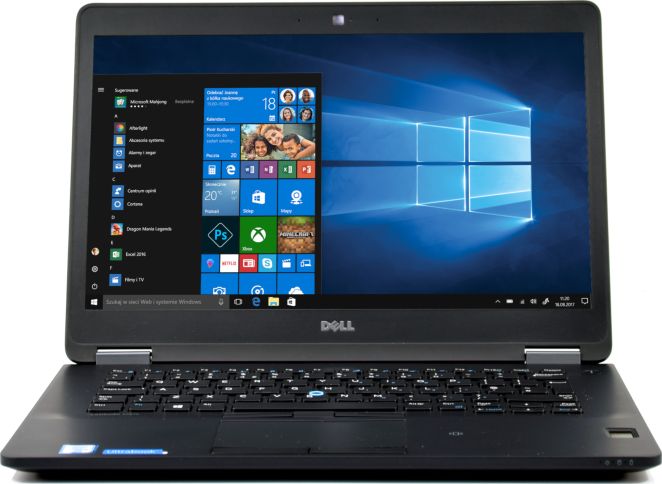 DELL Latitude E7470 Intel Core i5-6300U 2.4GHz 8GB 240GB SSD Windows 10 Home PL