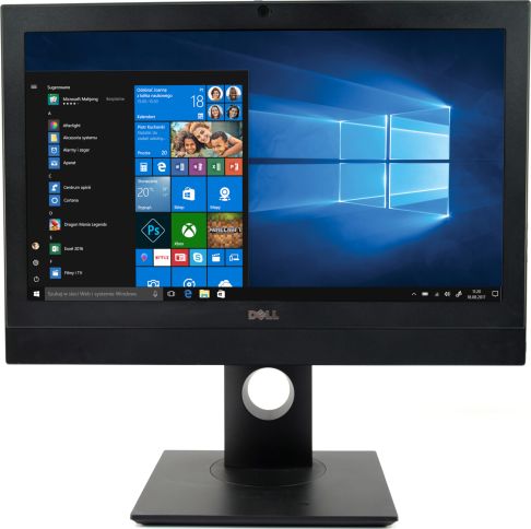 DELL Optiplex 3240 All In One Intel Core i3-6100 3.7GHz 8GB 256GB SSD DVD-RW Windows 10 Professional PL - Wyprzedaż