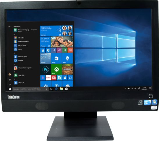 Lenovo Think Centre M90z All In One Intel Core i3-550 3.2GHz 8GB 256GB SSD DVD-RW Windows 10 Home PL