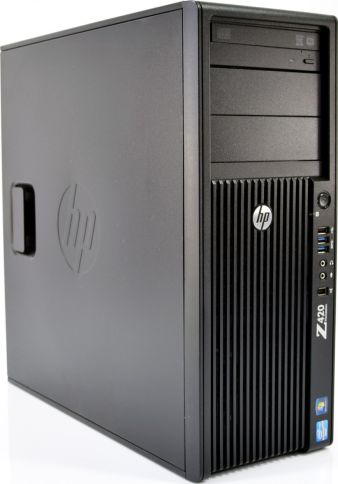 HP Workstation Z420 Intel Xeon E5-1620v2 3.7GHz 8GB 128GB SSD DVD-RW nVidia Quadro K2000 Windows 10 Professional PL