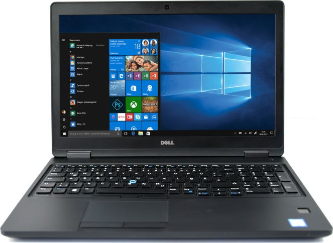DELL Latitude 5580 Intel Core i7-7820HQ 2.9GHz 16GB 256GB SSD nVidia GeForce 940MX Windows 10 Professional PL - 1036962