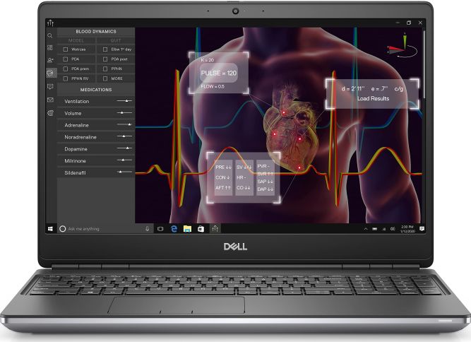 DELL Precision 7750 Intel Core i7-10875H 2.3GHz 32GB 1TB SSD nVidia Quadro RTX3000 Windows 11 Professional PL - 1059835