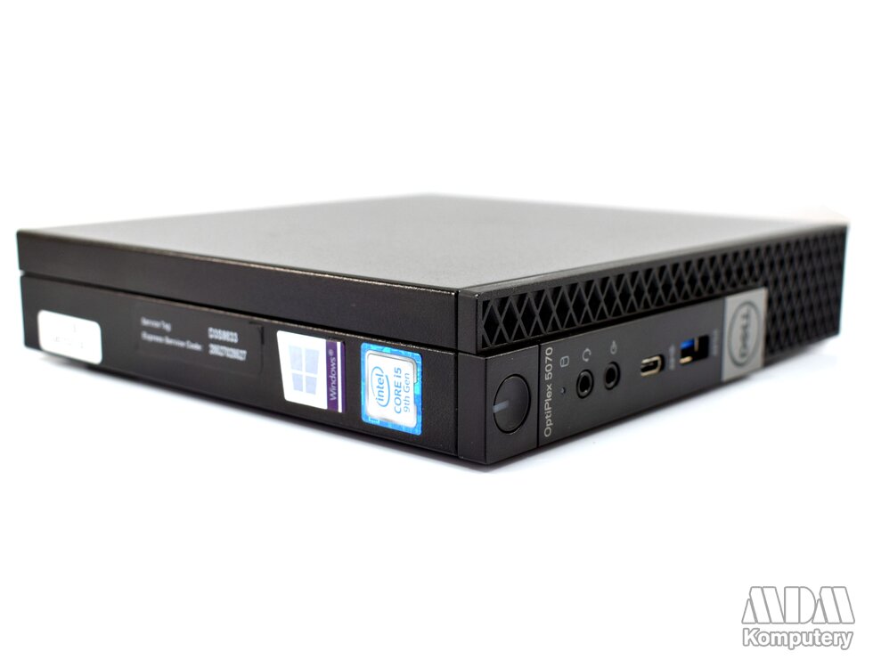 DELL Optiplex 5070 Micro Intel Core i59500T 2.2GHz 8GB 256GB SSD